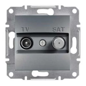 Механізм розетки TV/SAT индивидуальной сталь EPH3400462 Schneider Electric Asfora