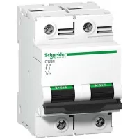 Автоматичний вимикач 125A 15kA 2 полюси тип C A9N18459 Acti9 С120H Schneider Electric