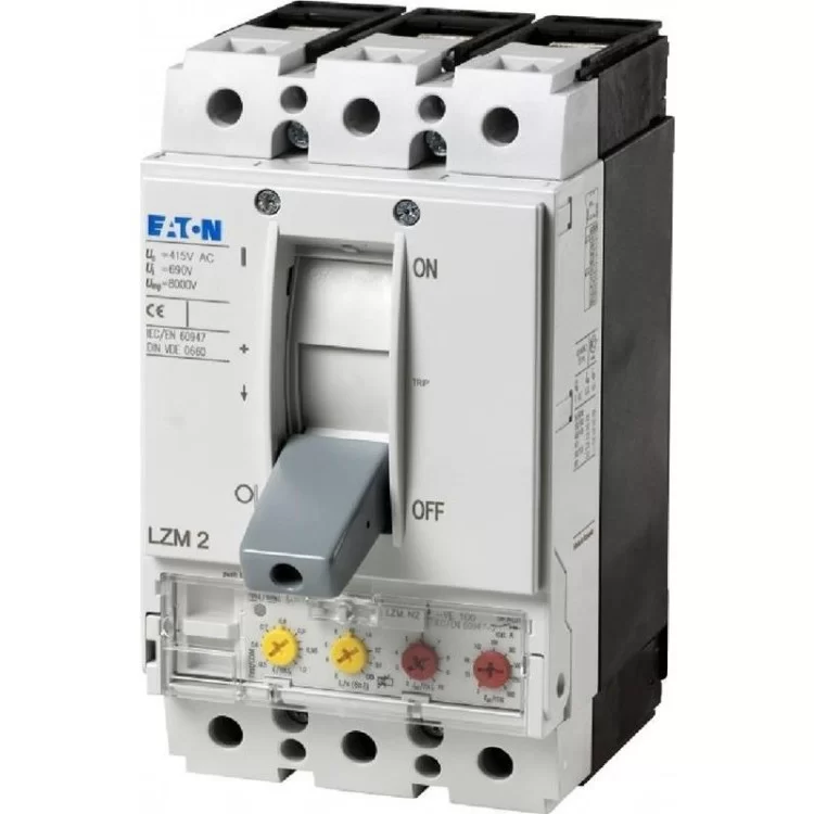 Силовий автоматичний вимикач 250A 36kA 3 полюса LZMC2-A250-I Eaton (Moeller)