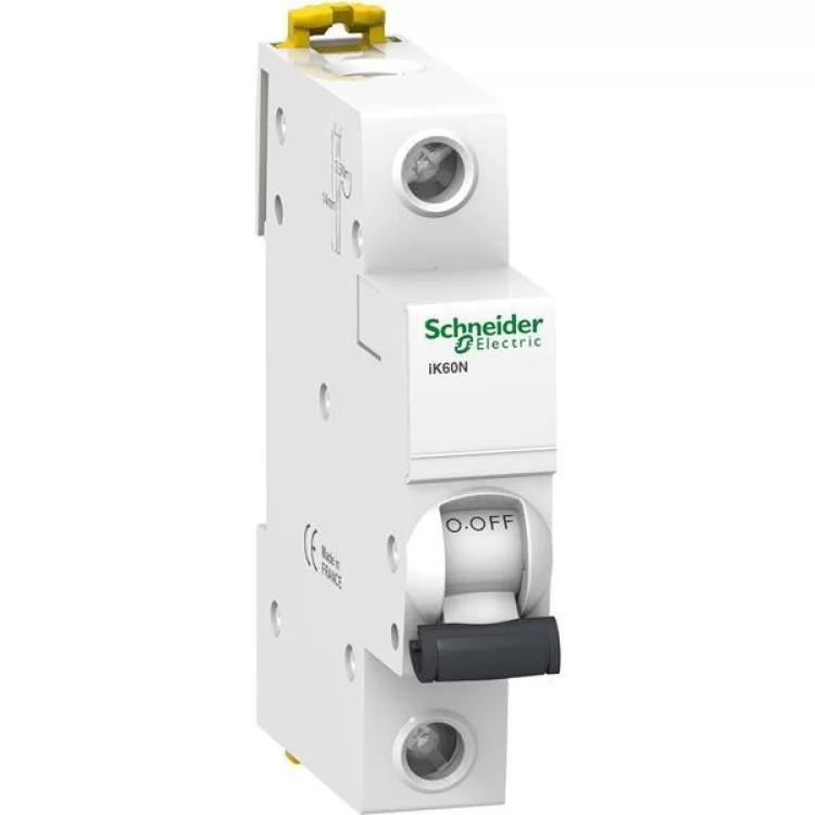 Автоматичний вимикач 6A 6kA 1 полюс тип B A9K23106 Acti9 iK60 Schneider Electric