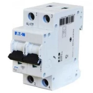 Автоматичний вимикач 10A 6kA 2 полюса тип C PL6-C10/2 Eaton (Moeller)