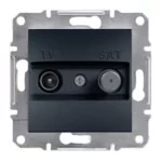 Механізм розетки TV/SAT індивідуального антрациту EPH3400471 Schneider Electric Asfora