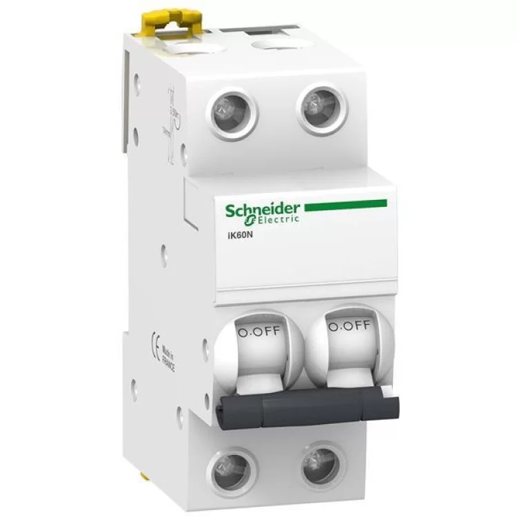 Автоматичний вимикач 20A 6kA 2 полюси тип C A9K24220 Acti9 iK60 Schneider Electric