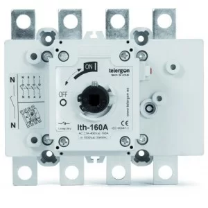 Выключатель нагрузки S5000 160А, 3P, присоединение провода кольцевым наконечником (под болт)