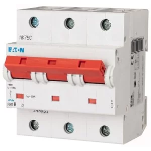 Автоматичний вимикач 80A 20kA 3 полюса тип D PLHT-D80/3 Eaton (Moeller)