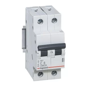 Автоматичний вимикач RX³ 4,5кА 6А 2п C, Legrand