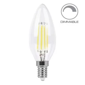 Світлодіодна лампа Эдисона Filament dimmable 4969 LB-68 C37 E14 4W 2700K 220V Feron