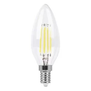 Світлодіодна лампа Едісона Filament 5236 LB-158 C37 E14 6W 2700K 220V Feron