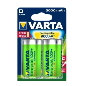 Аккумуляторные батарейки Varta ACCU D 3000mAh (блістер 2шт)