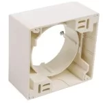 Коробка для накладного монтажу одинарна EPH6100123 Кремовий Shneider Electric