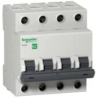Автоматичний вимикач 16A 4,5kA 4 полюса тип С EZ9F34416 Easy9 Schneider Electric