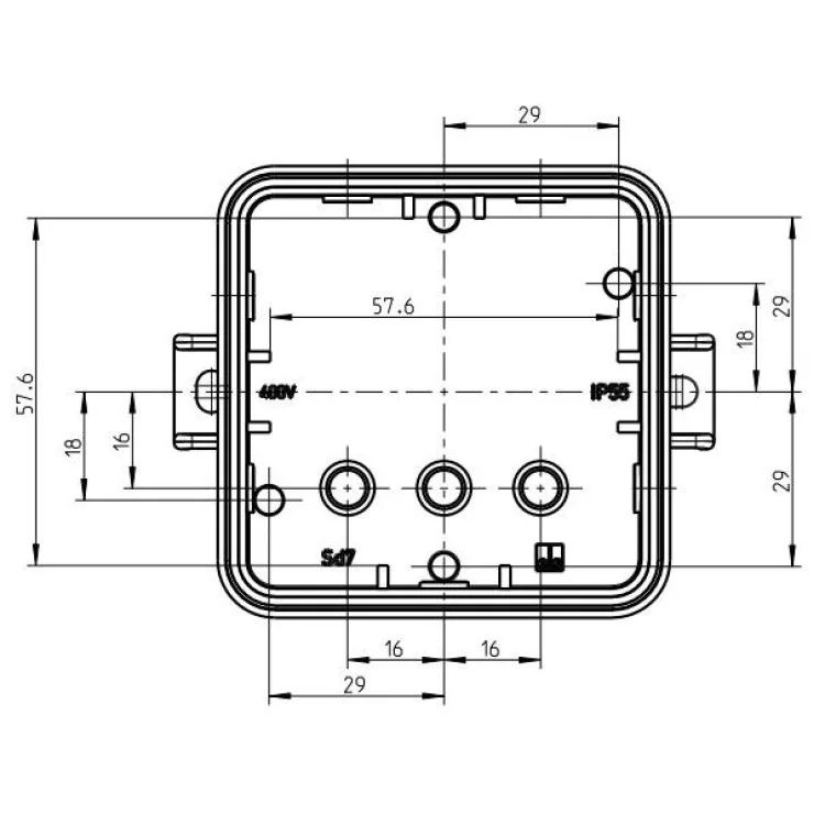 Распределительная коробка Spelsberg Sd 7 IP55 цена 0грн - фотография 2