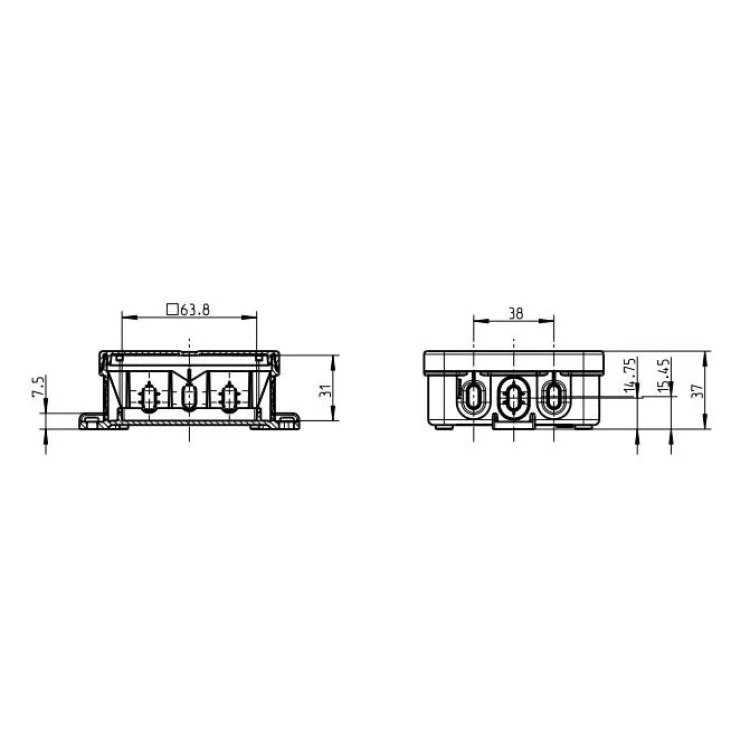 в продаже Распределительная коробка Spelsberg Q 12-L IP20 - фото 3