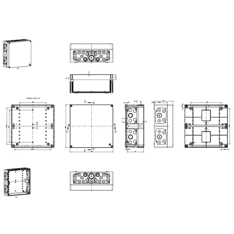 Розподільна коробка Spelsberg RKA 4/68-х4² IP65 ціна 0грн - фотографія 2