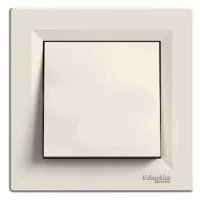 Выключатель 1-клавишный IP44 слоновая кость EPH0100223 Schneider Electric Asfora