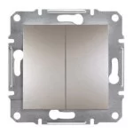 Механізм вимикача 2-кнопкового кнопкового бронза EPH1100169 Schneider Electric Asfora