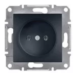 Механизм розетки (2К) 16A антрацит EPH3000171 Schneider Electric Asfora