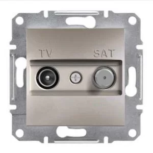 Механізм розетки TV/SAT конечной бронза EPH3400169 Schneider Electric Asfora