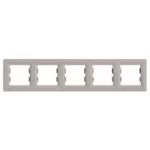 Рамка 5 постів бронза горизонтальна EPH5800569 Schneider Electric Asfora