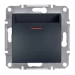 Механизм выключателя с карточкой-ключом антрацит EPH6200171 Schneider Electric Asfora