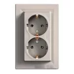 Розетка (2х2К+З) 16A бронза EPH9900169 Schneider Electric Asfora