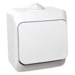 Одноклавішний перемикач 16A 250V білий IP44 Cedar Plus WDE000560 Schneider Electric