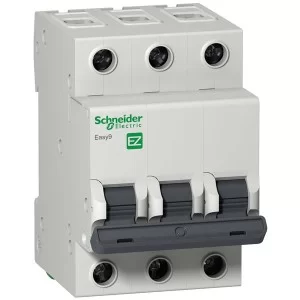 Автоматичний вимикач 10A 4,5kA 3 полюса тип В EZ9F14310 Easy9 Schneider Electric