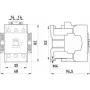 Контактор i.0090004 40A 3 полюса АС 400/660V e.industrial.ukc.40.220 E.NEXT