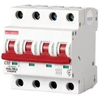 Автоматичний вимикач 32A 10kA 4 полюса тип C e.industrial.mcb.100.4.C32 i0180033 E.NEXT