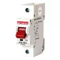 Автоматичний вимикач 63A 15kA 1 полюс тип D e.industrial.mcb.150.1.D63 i0630001 E.NEXT