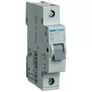 Автоматичний вимикач 13A 6kA 1 полюс тип C MC113A Hager