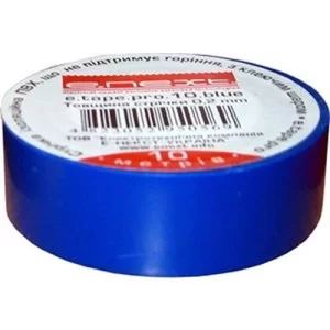 Ізоляційна стрічка синя e.tape.pro.10.blue 10м p0450005 E.NEXT