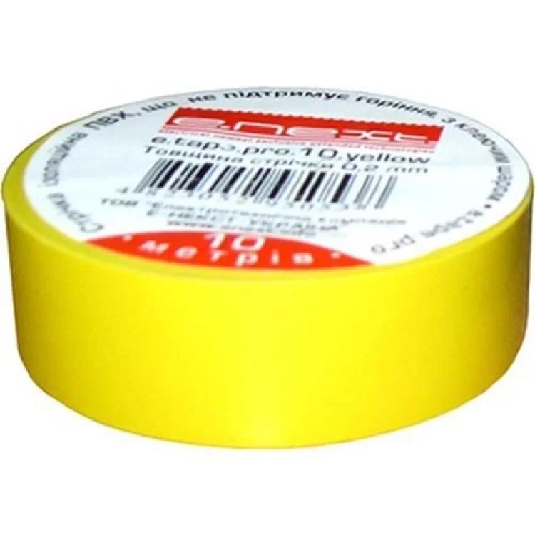 Ізоляційна стрічка жовта e.tape.pro.20.yellow 20м p0450009 E.NEXT