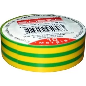 Ізоляційна стрічка желто-зелена e.tape.pro.20.yellow-green 20м p0450014 E.NEXT