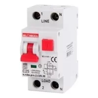 Дифавтомат 25A 30mA 6kA 2 полюса тип C тип A p0720010 e.rcbo.pro.2 E.NEXT