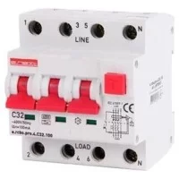 Дифавтомат 32A 100mA 6kA 4 полюса тип C тип A p0720023 e.rcbo.pro.4 E.NEXT