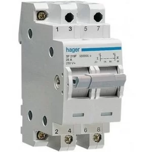 Перемикач Hager SFT232 2P 32А/230В 2м I-0-II