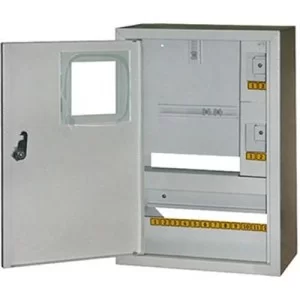 Шафа для електролічильника металева на 16 модулів e.mbox.stand.n.f1.16.z накладний IP30 s0100009 E.NEXT