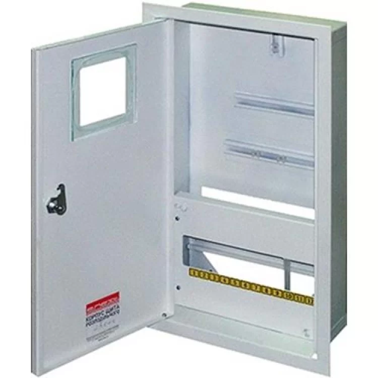 Шафа для електролічильника металева на 12 модулів e.mbox.stand.w.f3.12.z вмонтований IP30 s0100010 E.NEXT