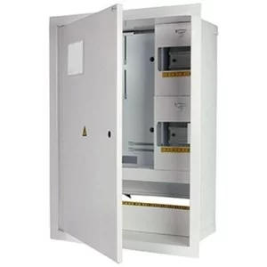 Шкаф для электросчетчика металлический на 24 модуля e.mbox.stand.w.f3.24.z вмонтированный IP30 s0100012 E.NEXT