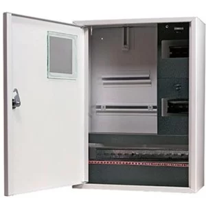 Шкаф для электросчетчика металлический на 24 модуля e.mbox.stand.n.f3.24.z.е накладной IP30 s0100052 E.NEXT