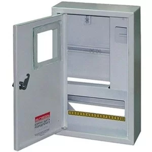 Шкаф для электросчетчика металлический на 10 модулей e.mbox.stand.n.f1.10.z.e накладной IP30 s0100065 E.NEXT