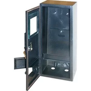 Шкаф для электросчетчика металлический на 6 модулей e.mbox.stand.n.f3.6.z.str накладной IP54 s0100126 E.NEXT