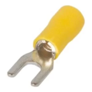 Ізольований наконечник вилочний мідний e.terminal.stand.sv.5.4.yellow 4-6мм.кв. жовтий 100шт s2036037 E.NEXT