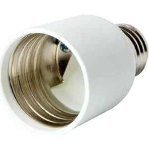 Патрон-переходник E27-E40 пластиковый e.lamp.adapter.Е27/Е40.pl білий s9100015 E.NEXT