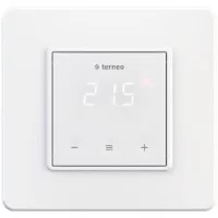Терморегулятор для теплої підлоги Terneo s білий сенсорний