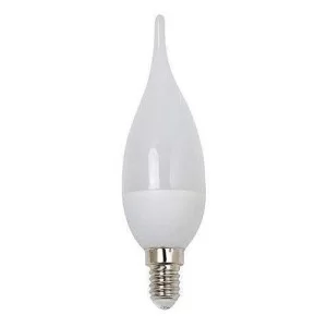 Лампа светодиодная свеча на ветру CF37 6W E14 220V 4200K Horoz 001-004-00062