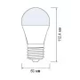 Лампа світлодіодна диммируемая 10W Е27 6400К Horoz 001-021-00101