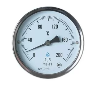 Термометр біметалічний ТБ-63-50 (0... 200)-2,5-О Склоприлад