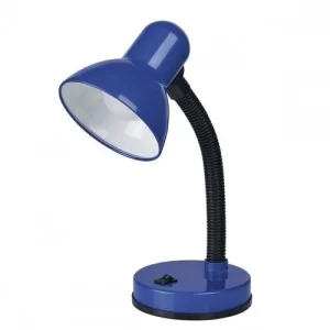 Настольная лампа Lemanso 60W E27 LMN094 синя з вимикачем